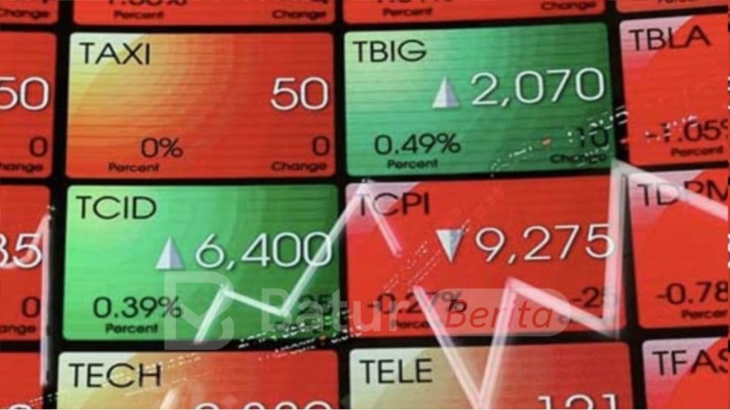 IHSG Sesi I Ditutup pada Zona Merah ke Level 7.727