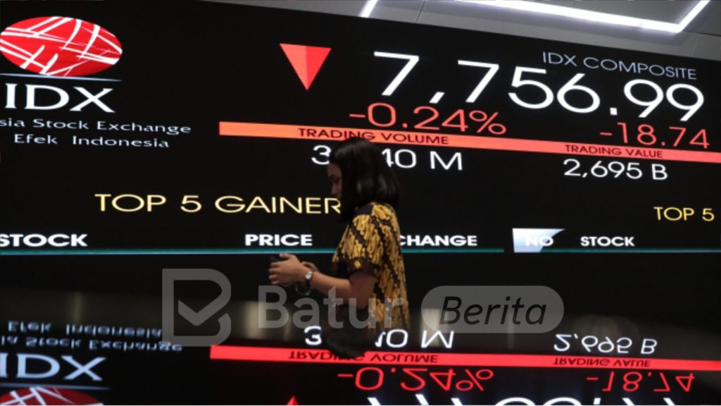 Lanjut Melemah, IHSG Ditutup Turun 0,37 Persen ke Level 7.606