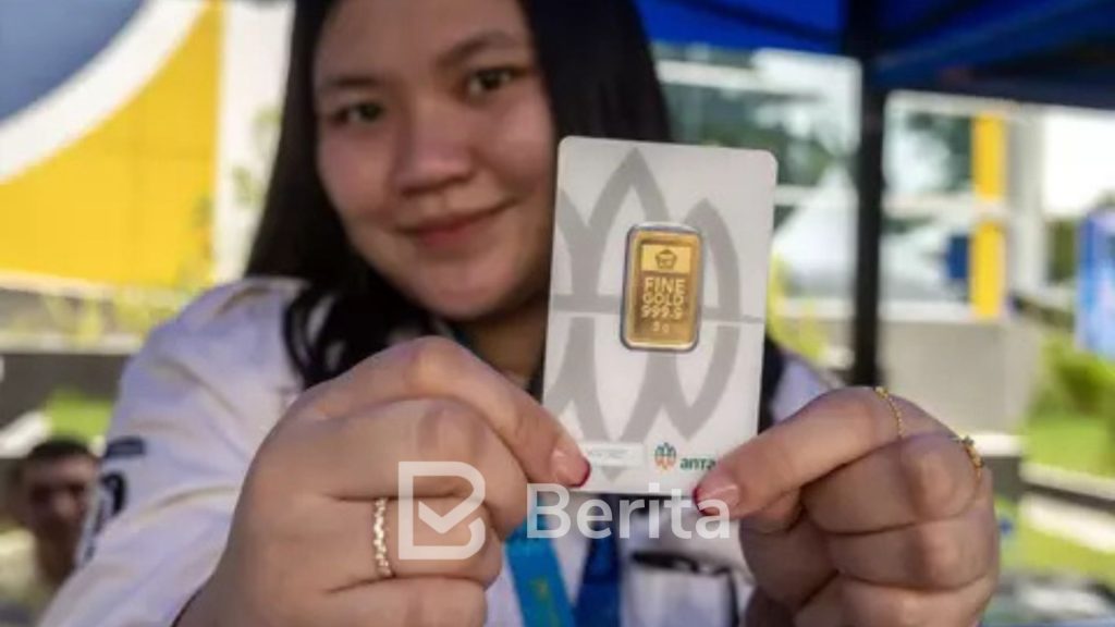 Harga Emas Antam Meroket Rp14.000, jadi Segini per Gramnya