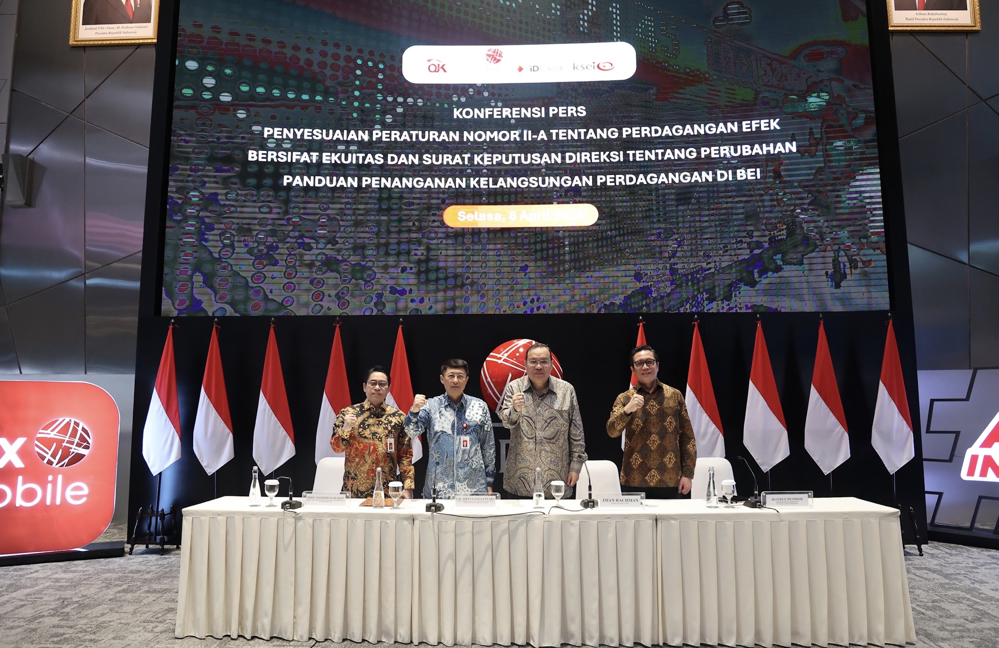 BEI Ubah Ketentuan Trading Halt jadi 8 Persen