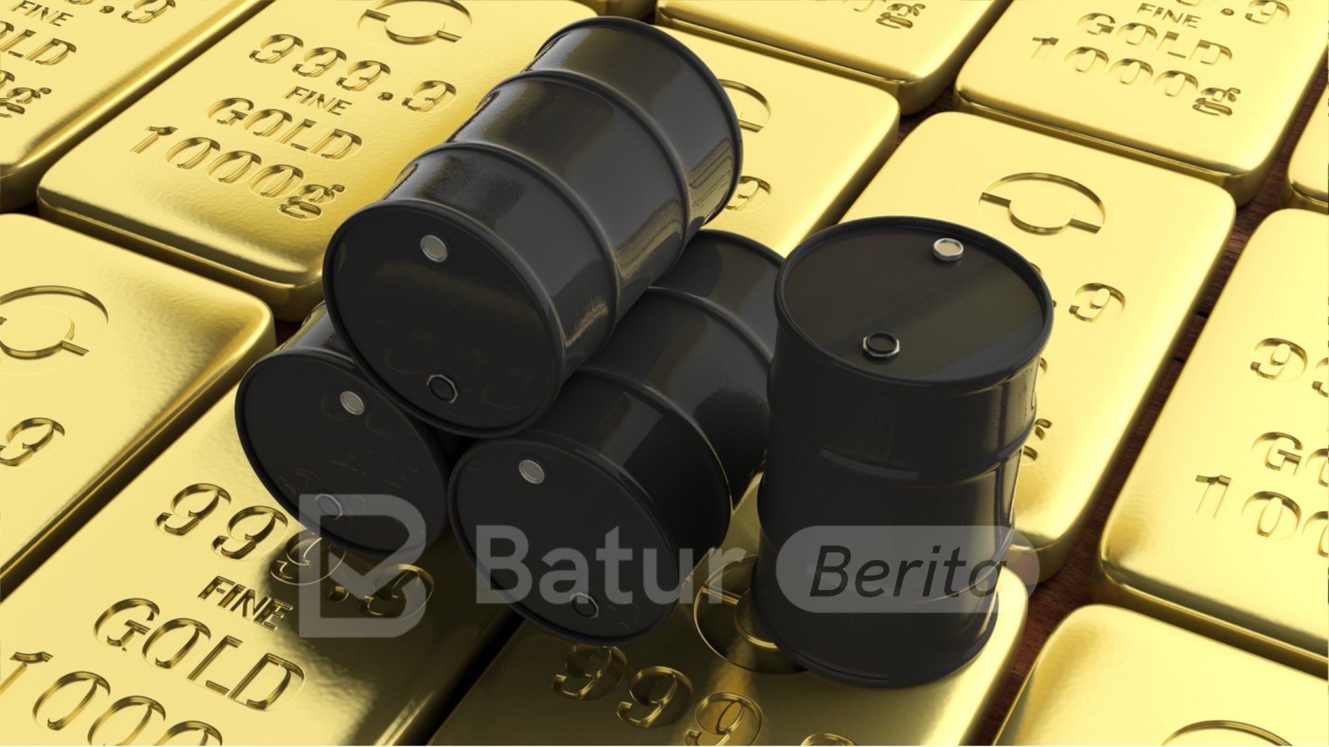 Harga Minyak Dunia Melonjak, Emas Global Stabil