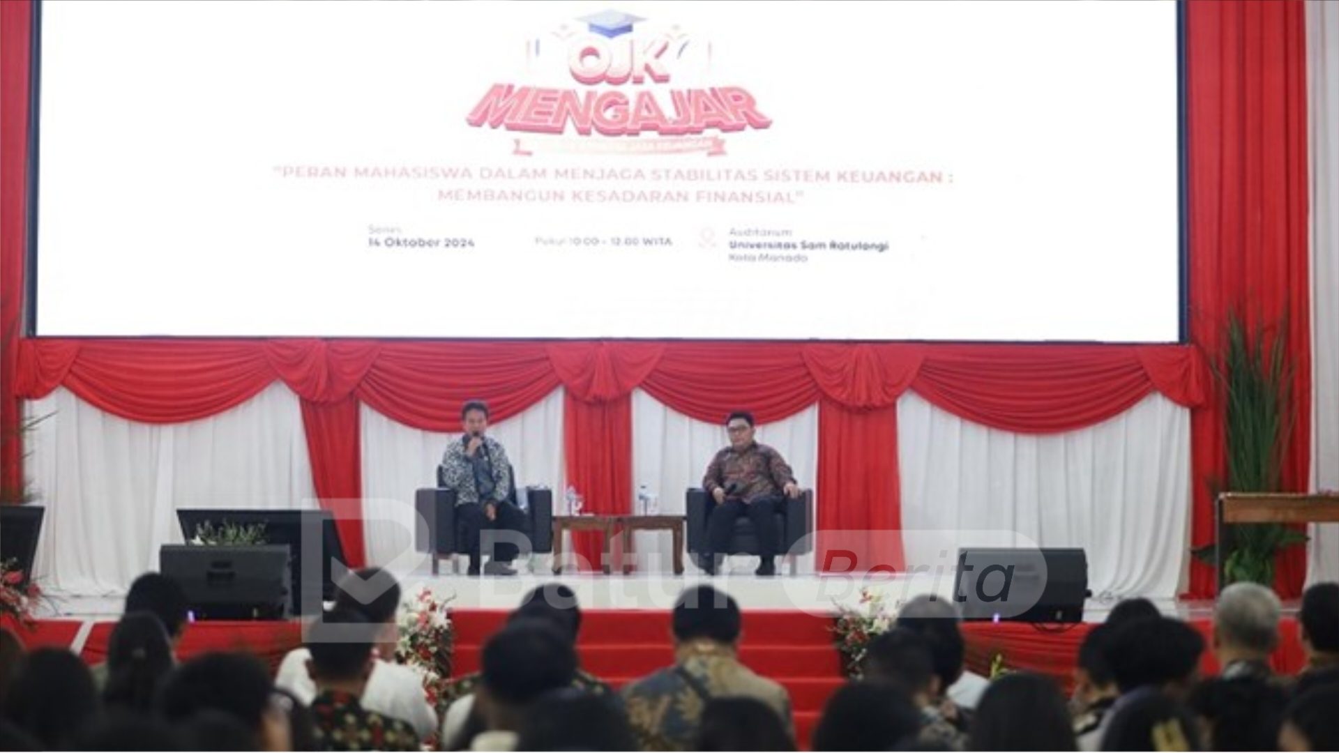 Literasi Keuangan yang Digelar OJK di Manado Dikuti 3.805 Mahasiswa