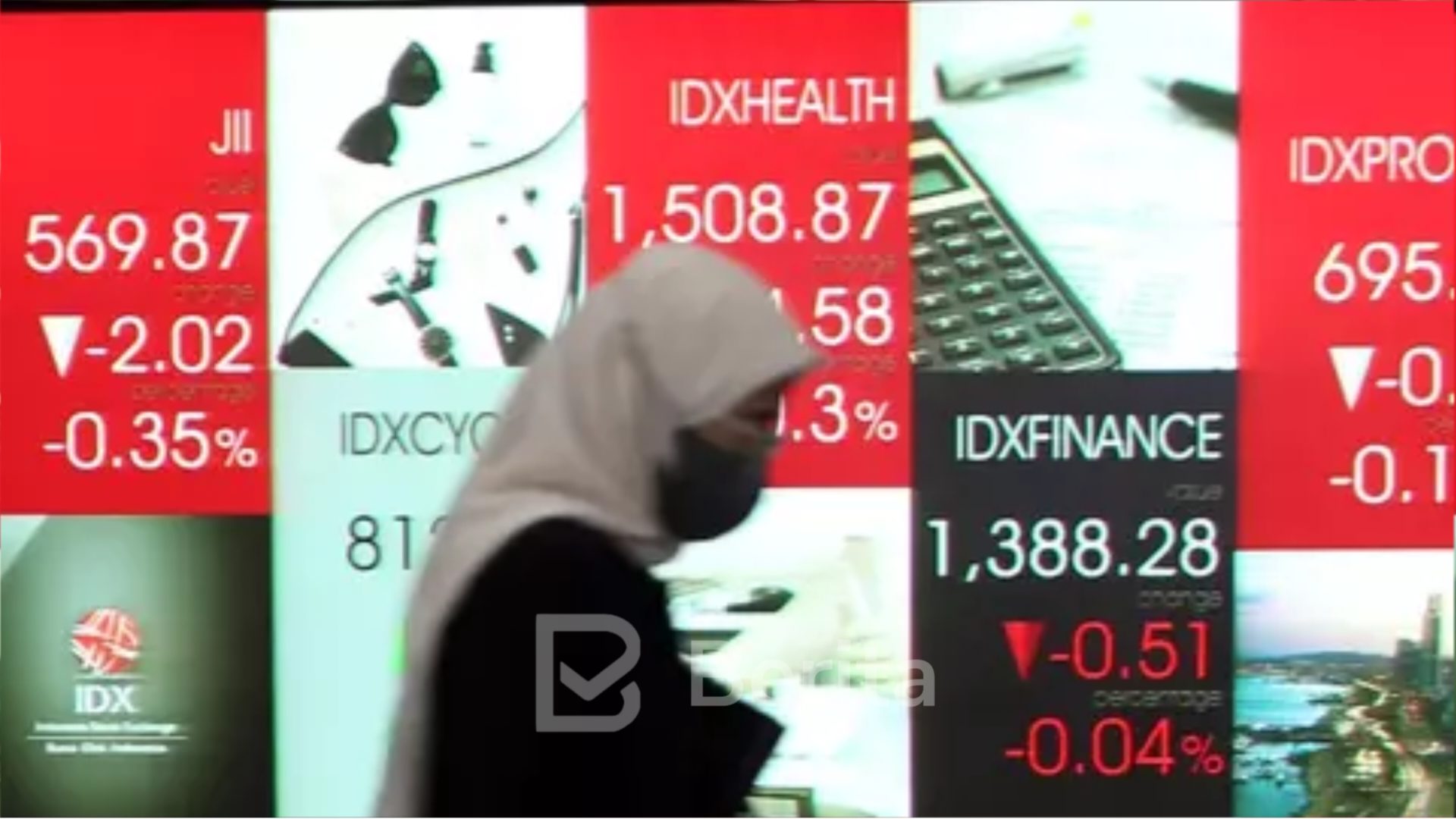 IHSG Sesi I Lanjut Melemah 0,89 Persen, Seluruh Sektor Merah