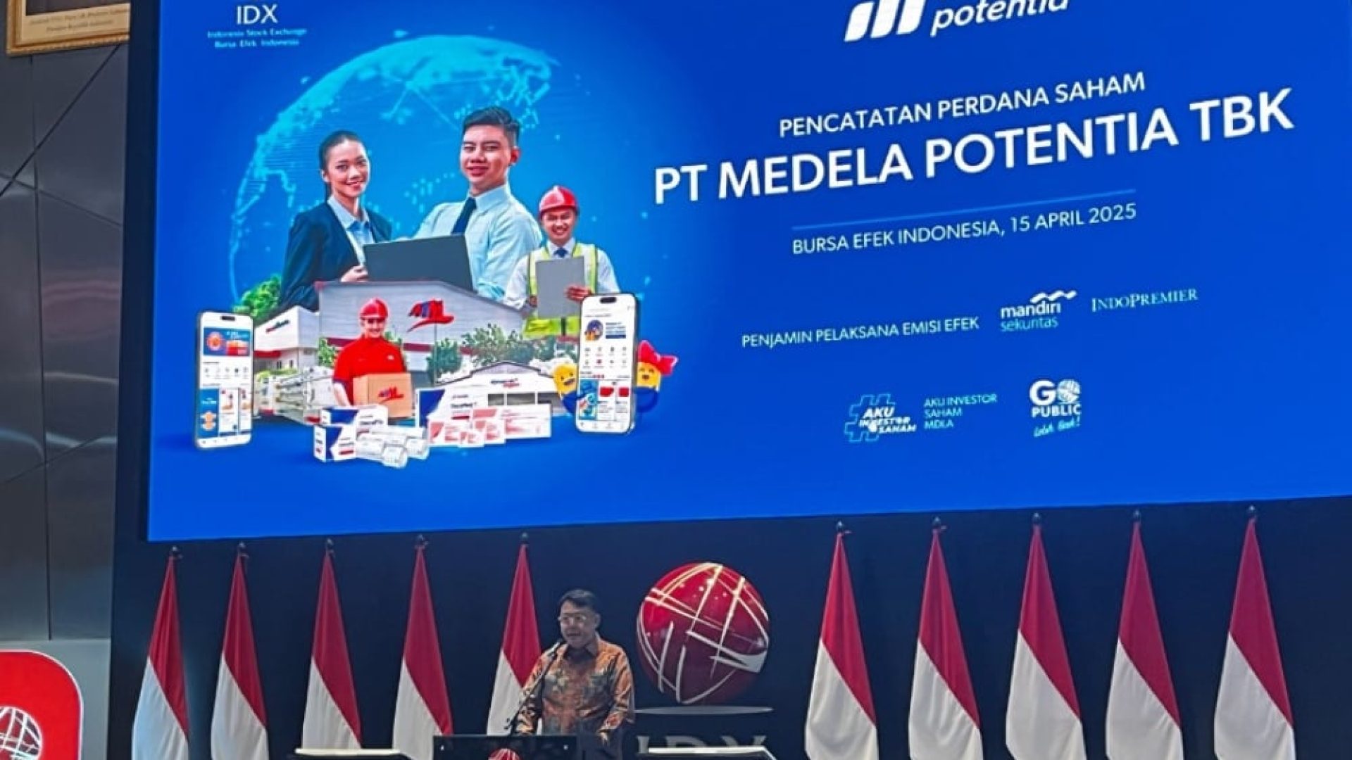 Medela Potentia (MDLA) Resmi IPO, Sukses Himpun Dana Segar Rp685 Miliar
